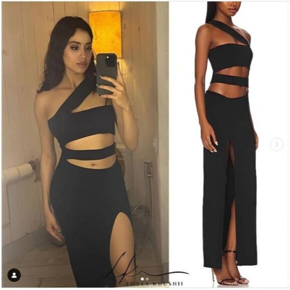 Auteur Bandage Dress in Black XLarge New Womens Maxi Long Gown - Picture 16 of 16